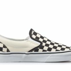 Προώθηση 🌟 VANS UA CLASSIC SLIP-ON VN000EYEBWW-BWW Λευκό-Μαυρο ⭐ -Φτηνός Μόδας Κατάστημα 100502760007 100 2