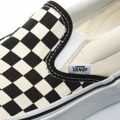 Προώθηση 🌟 VANS UA CLASSIC SLIP-ON VN000EYEBWW-BWW Λευκό-Μαυρο ⭐ -Φτηνός Μόδας Κατάστημα 100502760007 100 3