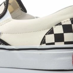 Προώθηση 🌟 VANS UA CLASSIC SLIP-ON VN000EYEBWW-BWW Λευκό-Μαυρο ⭐ -Φτηνός Μόδας Κατάστημα 100502760007 100 4