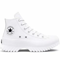 Καλύτερη πώληση 🎁 Γυναικεία Παπούτσια CONVERSE CHUCK TAYLOR ALL STAR LUGGED 2.0 LEATHER Λευκό A03705C 🌟
