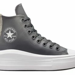 Ολοκαίνουργιο ✨ Γυναικεία Παπούτσια CONVERSE CHUCK TAYLOR ALL STAR MOVE COZY UTILITY Μαύρο A01344C 🥰