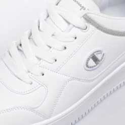 Καλύτερη πώληση 😀 Γυναικεία Παπούτσια CHAMPION REBOUND LOW Λευκό S11469-WW001 🔥 -Φτηνός Μόδας Κατάστημα 120501300004 17 4