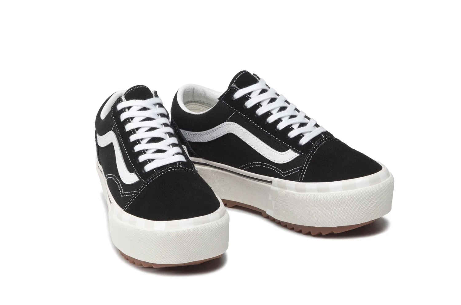 Η καλύτερη συμφωνία ✨ Γυναικεία Παπούτσια VANS UA OLD SKOOL STACKED (SUEDE/CANVAS) Μαύρο VN0A4U155ZN-5ZN ❤️ 6 Η καλύτερη συμφωνία ✨ Γυναικεία Παπούτσια VANS UA OLD SKOOL STACKED (SUEDE/CANVAS) Μαύρο VN0A4U155ZN-5ZN ❤️ - Image 4