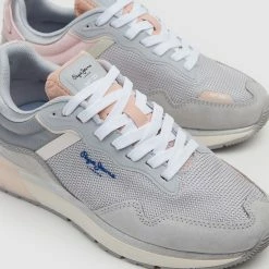 Φτηνός 😉 Γυναικεία Παπούτσια PEPE 👖 JEANS Γκρί PLS31392-906 😀 -Φτηνός Μόδας Κατάστημα 120501900029 10 3