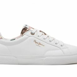 Flash Sale 😍 Γυναικεία Παπούτσια PEPE 👖 JEANS Λευκό PLS31410-800 😀