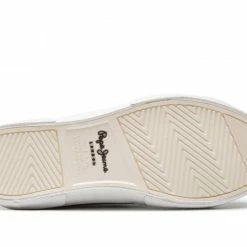 Flash Sale 😍 Γυναικεία Παπούτσια PEPE 👖 JEANS Λευκό PLS31410-800 😀 -Φτηνός Μόδας Κατάστημα 120501900031 17 4