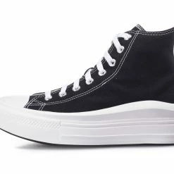 Νέος 👍 CONVERSE Chuck Taylor All Star Move - HI 568497C Μαύρο 👏