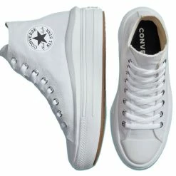 Ολοκαίνουργιο 👍 CONVERSE CHUCK TAYLOR ALL STAR MOVE 568498C Λευκό 👍 -Φτηνός Μόδας Κατάστημα 120502050580 17 2