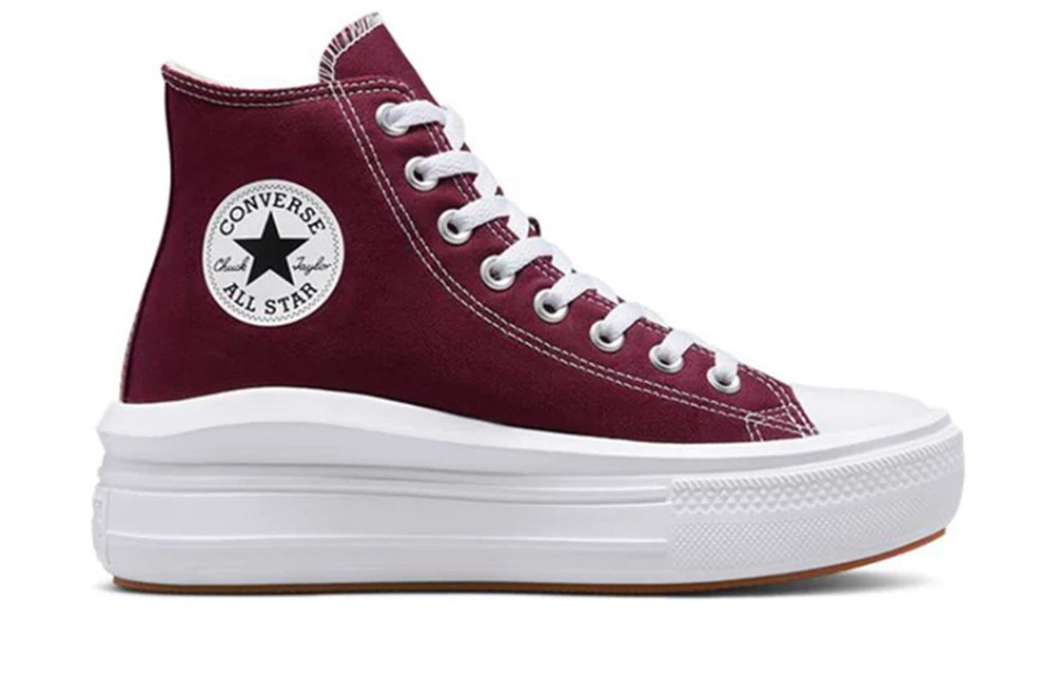 Πολύ καλή προσφορά 😉 Γυναικεία Παπούτσια CONVERSE CHUCK TAYLOR ALL STAR MOVE CANVAS PLATFORM Μπορντό A02430C 👍 4 Πολύ καλή προσφορά 😉 Γυναικεία Παπούτσια CONVERSE CHUCK TAYLOR ALL STAR MOVE CANVAS PLATFORM Μπορντό A02430C 👍 - Image 2