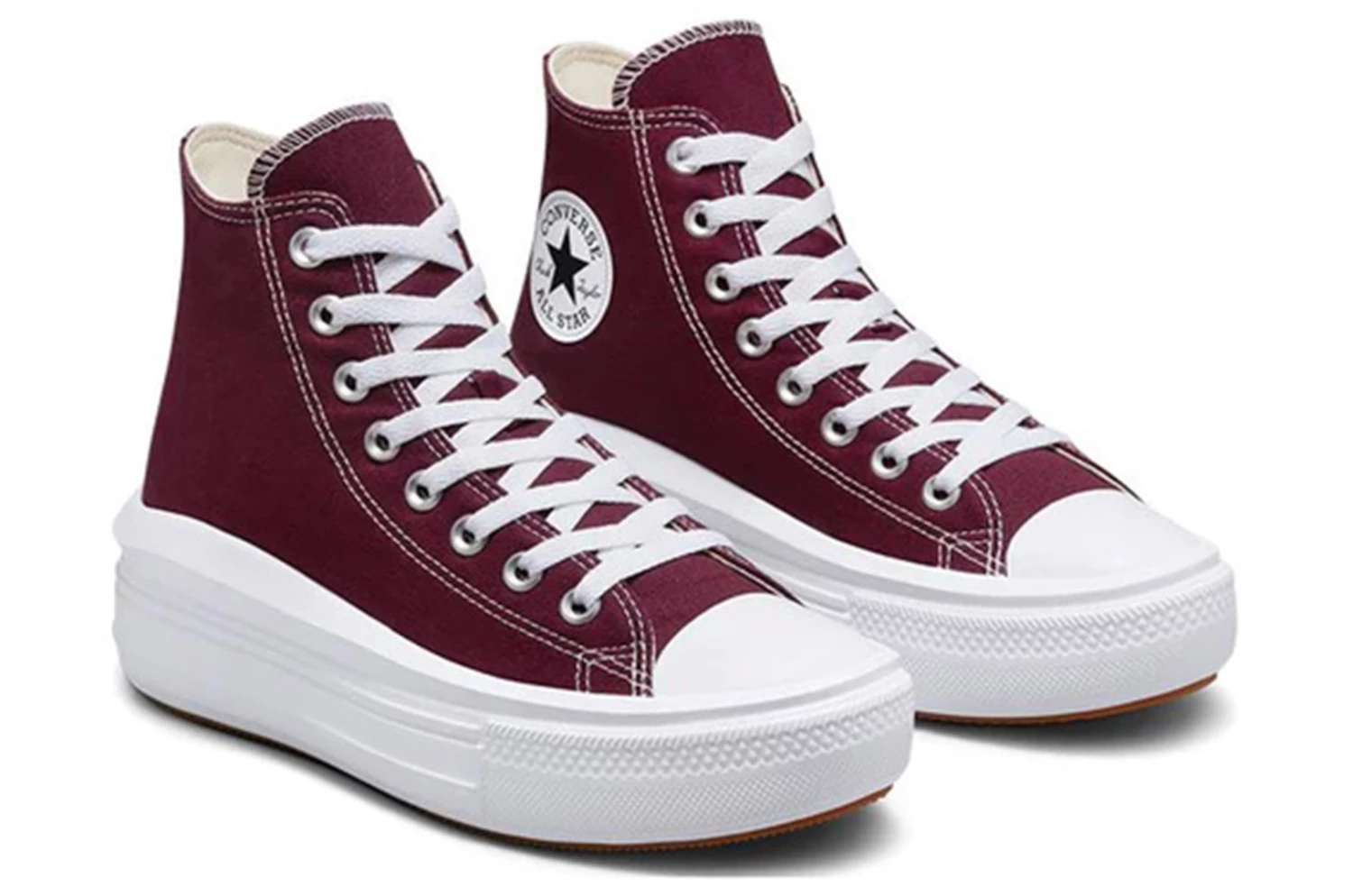 Πολύ καλή προσφορά 😉 Γυναικεία Παπούτσια CONVERSE CHUCK TAYLOR ALL STAR MOVE CANVAS PLATFORM Μπορντό A02430C 👍 5 Πολύ καλή προσφορά 😉 Γυναικεία Παπούτσια CONVERSE CHUCK TAYLOR ALL STAR MOVE CANVAS PLATFORM Μπορντό A02430C 👍 - Image 3