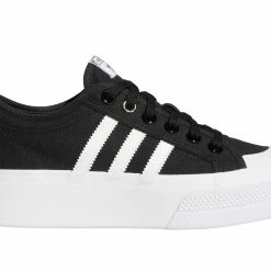 Best Pirce 🔔 Adidas Originals NIZZA PLATFORM W FV5321 Μαύρο ⌛