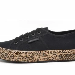 Best Pirce 😍 Γυναικεία Παπούτσια SUPERGA 2750 MICRO LEOPARD SOLE Μαύρο S2128DW-A8O 🛒