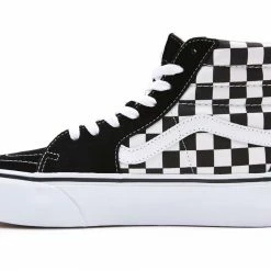 Συμφωνίες 🔥 VANS UA SK8-HI PLATFORM 2.0 VN0A3TKNQXH-QXH Λευκό-Μαυρο 🔔