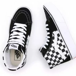 Συμφωνίες 🔥 VANS UA SK8-HI PLATFORM 2.0 VN0A3TKNQXH-QXH Λευκό-Μαυρο 🔔 -Φτηνός Μόδας Κατάστημα 120502760187 100 5