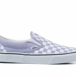 Προϋπολογισμός 👍 VANS CHECKERBOARD CLASSIC SLIP-ON VXG8ARV-ARV Λιλά ✔️