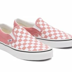 Εξοδος 🔥 VANS CHECKERBOARD CLASSIC SLIP-ON VXG8B01-B01 Ροζ 🎉 -Φτηνός Μόδας Κατάστημα 120502760326 28 2