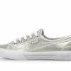 Νέος ✨ PEPE 👖 JEANS ABERLADY SHINE METALLIZED 👟 SNEAKERS PLS31154-934 Ασημί ⭐