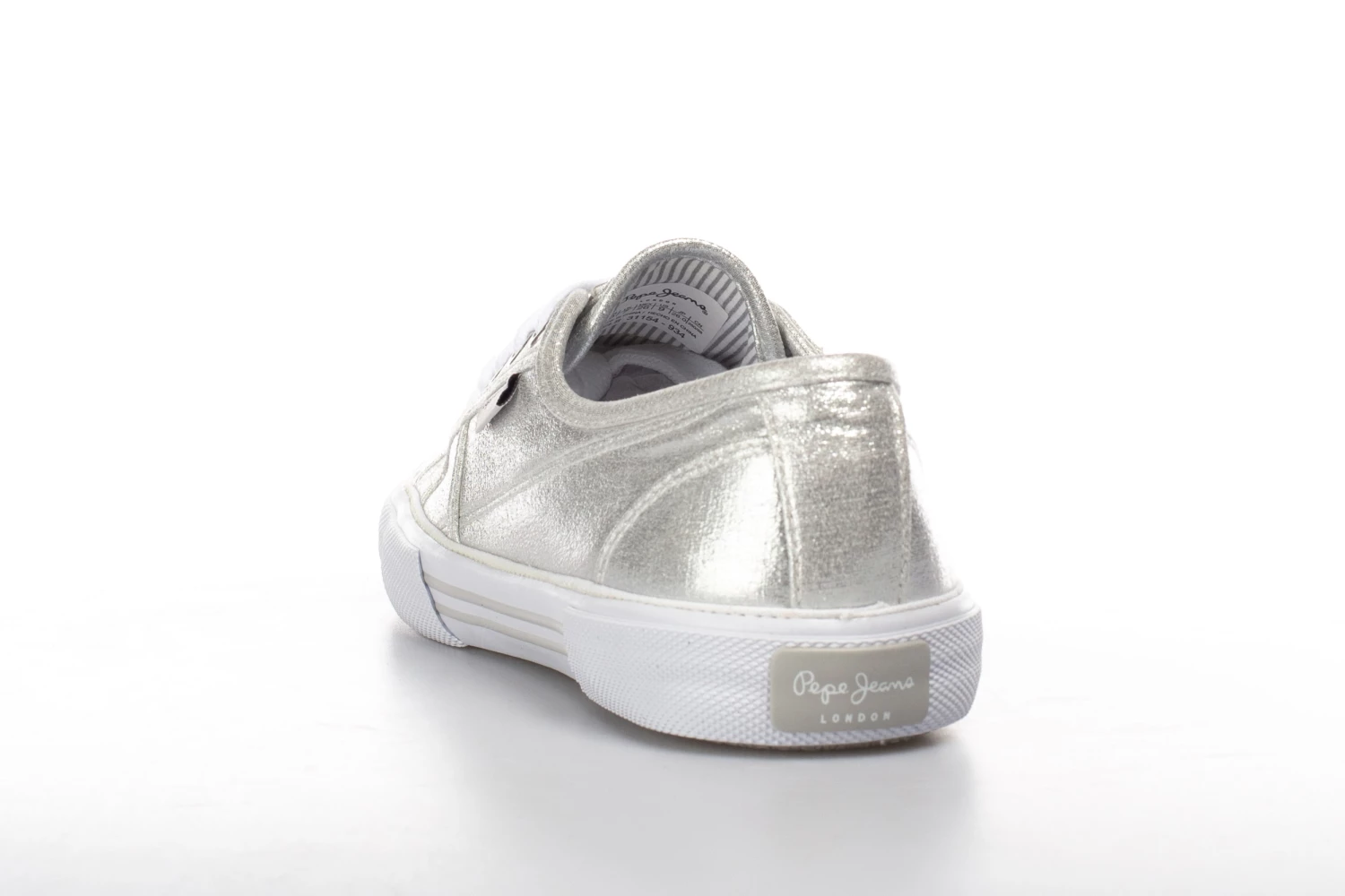 Νέος ✨ PEPE 👖 JEANS ABERLADY SHINE METALLIZED 👟 SNEAKERS PLS31154-934 Ασημί ⭐ 7 Νέος ✨ PEPE 👖 JEANS ABERLADY SHINE METALLIZED 👟 SNEAKERS PLS31154-934 Ασημί ⭐ - Image 5