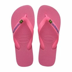 Προώθηση 🌟 HAVAIANAS HAV. BRASIL LOGO 4110850-0129 Ροζ ✔️