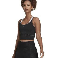 Το φθηνότερο ❤️ Γυναικεία Αμάνικη Μπλούζα Adidas Performance WTR 45S CRO TK Μαύρο HK4717 👏