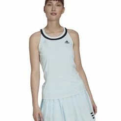 Νέος ❤️ Γυναικεία Αμάνικη Μπλούζα Adidas Performance CLUB TANK Σιελ HN6199 🎁