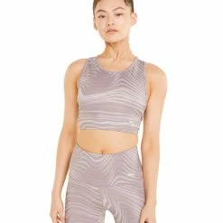 Εξοδος 😉 PUMA STUDIO AOP CROP TANK 521561-18 Ροζ 🥰