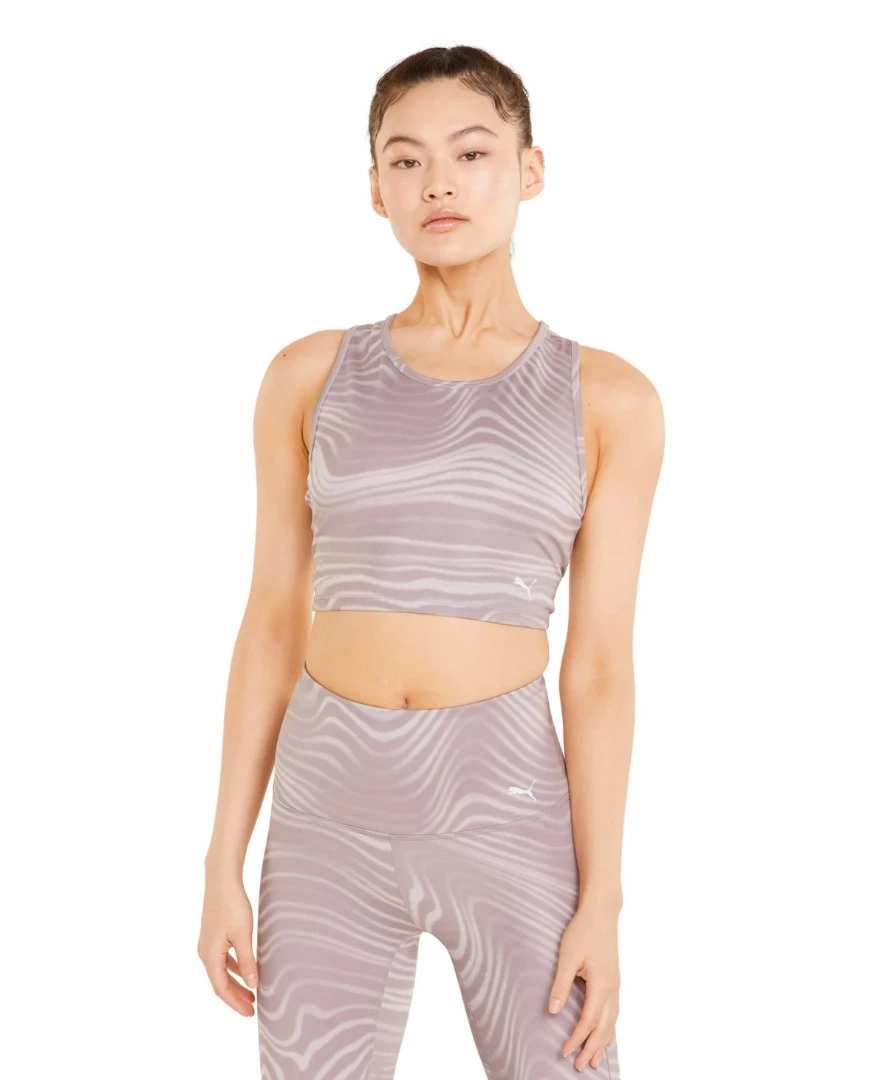 Εξοδος 😉 PUMA STUDIO AOP CROP TANK 521561-18 Ροζ 🥰 3 Εξοδος 😉 PUMA STUDIO AOP CROP TANK 521561-18 Ροζ 🥰