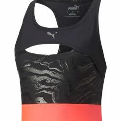 ΧΟΝΔΡΙΚΟ ΕΜΠΟΡΙΟ 💯 Γυναικεία Αμάνικη Μπλούζα PUMA RUN ULTRAFORM AOP CROP TANK W Μαύρο 522150-51 ❤️