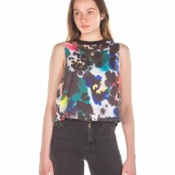 ΧΟΝΔΡΙΚΟ ΕΜΠΟΡΙΟ 🧨 SUPERDRY PERF SPORTS RUN CROPPED LOOSE VEST WS311480A-6TG Πολύχρωμο ✨