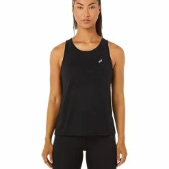Τοπ 10 ⭐ ASICS RACE TANK 2012C235-002 Μαύρο 👏