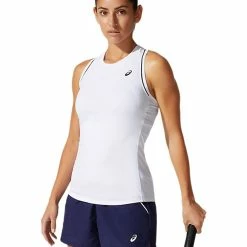 Συμφωνίες ✨ ASICS COURT W PIPING TANK 2042A155-100 Λευκό 🛒