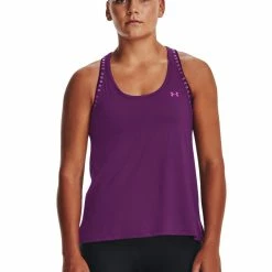 Εξοδος 😀 Γυναικεία Αμάνικη Μπλούζα Προπόνησης UNDER ARMOUR KNOCKOUT TANK Μωβ 1351596-514 🔔